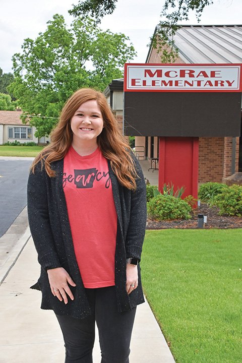 Christyn Henderson, a third-grade teacher at McRae Elementary School, was recently named Searcy School District Teacher of the Year.