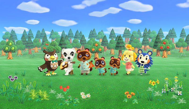 In "Animal Crossing: New Horizons," islands will be mostly deserted at first but will eventually attract new residents. (Courtesy of Nintendo)