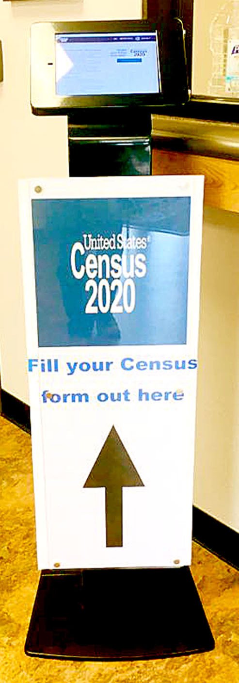 Photograph courtesy City of Pea Ridge City officials have placed an iPad in City Hall for area residents to fill out the 2020 Census.