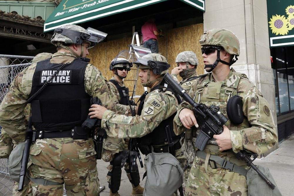 U.s. National Guard During Protests 