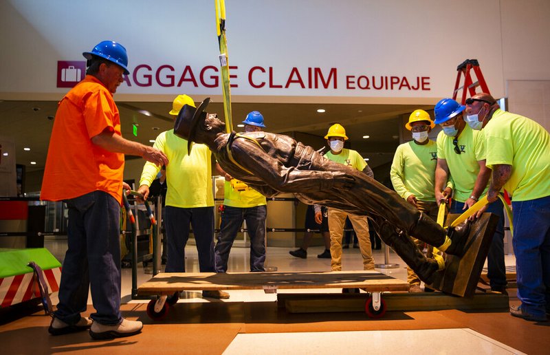 Texas Ranger Statue Removed From Dallas Love Field