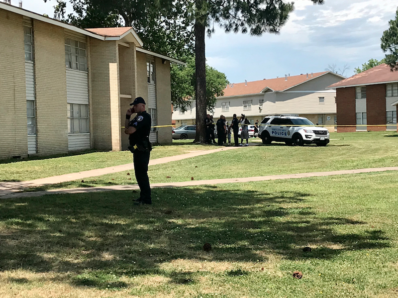 Police investigate the fatal shooting of a minor Thursday morning at Shorter Gardens Apartments, 800 N. Beech Street, in North Little Rock.