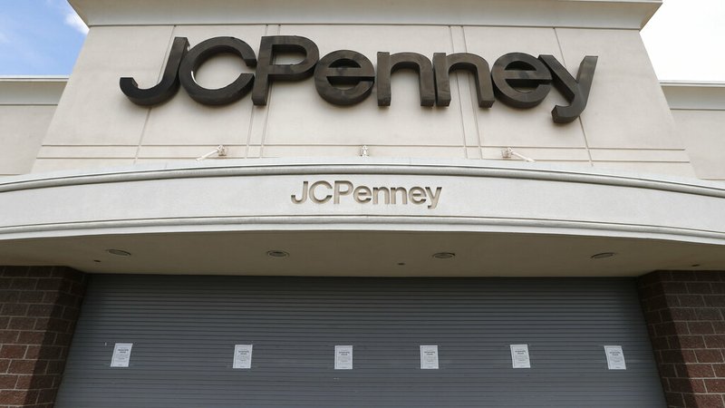 FILE - In this May 8, 2020, file photo, a J.C. Penney store sits closed in Roseville, Mich.