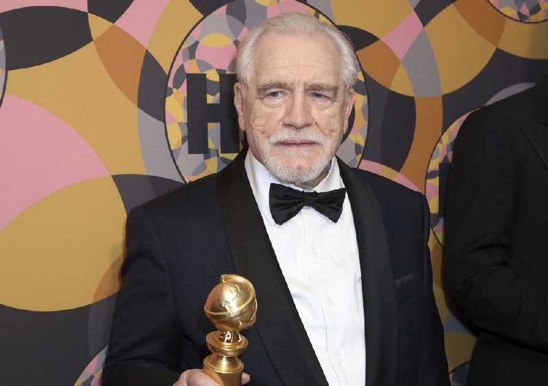 Brian Cox, winner of the award for best performance by an actor in a television series drama for "Succession" arrives at the HBO Golden Globes afterparty at the Beverly Hilton Hotel on Sunday, Jan. 5, 2020, in Beverly Hills, Calif. (Photo by Willy Sanjuan/Invision/AP)