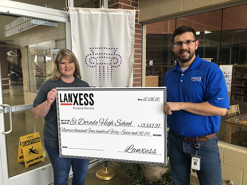 LANXESS donates toward local STEM education | El Dorado News