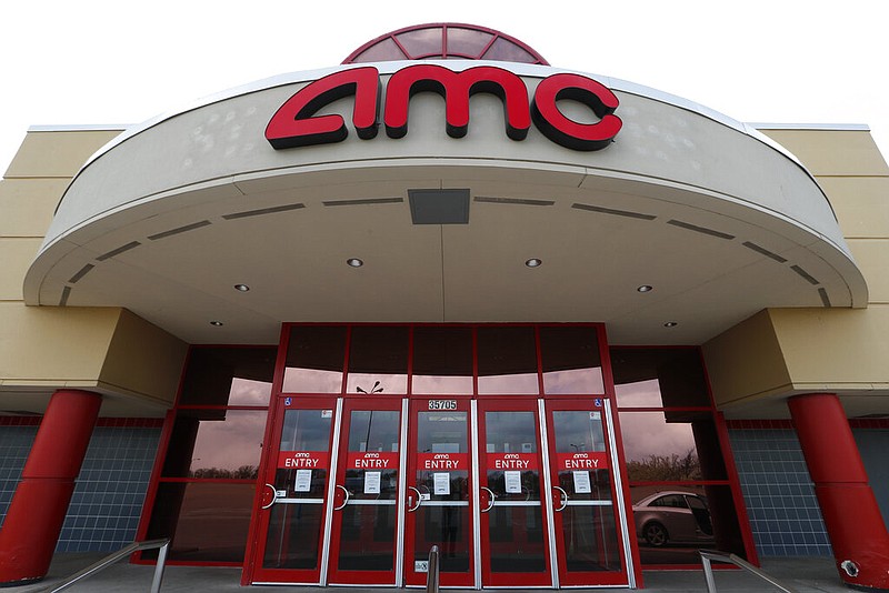 An AMC Theatre is shown in Clinton Township, Mich., in this May 8, 2020, file photo. story.lead_photo.caption