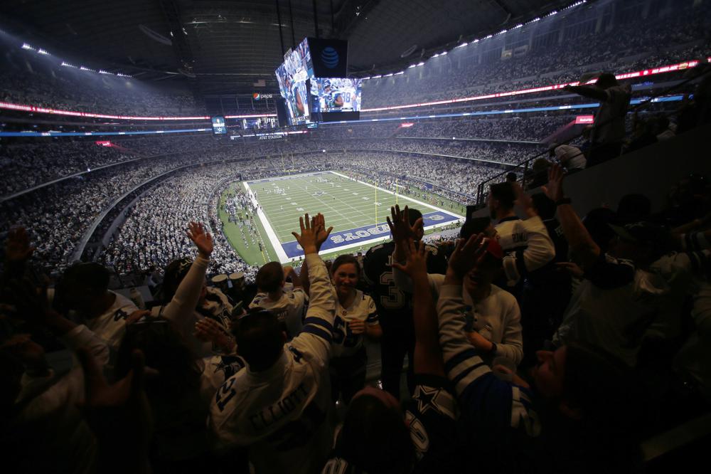 Cowboys' home games allowed 45,000 fans