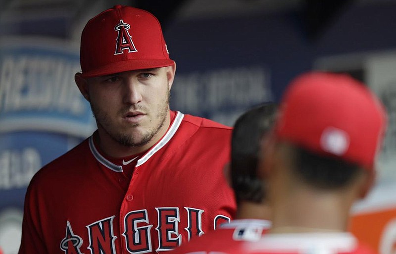 Los Angeles Angels outfielder Mike Trout (above) and New York Yankees pitcher Gerrit Cole would each get about $13.33 million under Major League Baseball’s latest plan and $19.78 million under the union proposal.
(AP file photo)