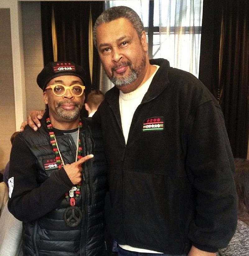 Spike Lee (left) and Kevin Willmott, shown here in 2014, have collaborated on three films — Chi-Raq, BlacKkKlansman and Da 5 Bloods — that put the experience of black Americans in historical context.