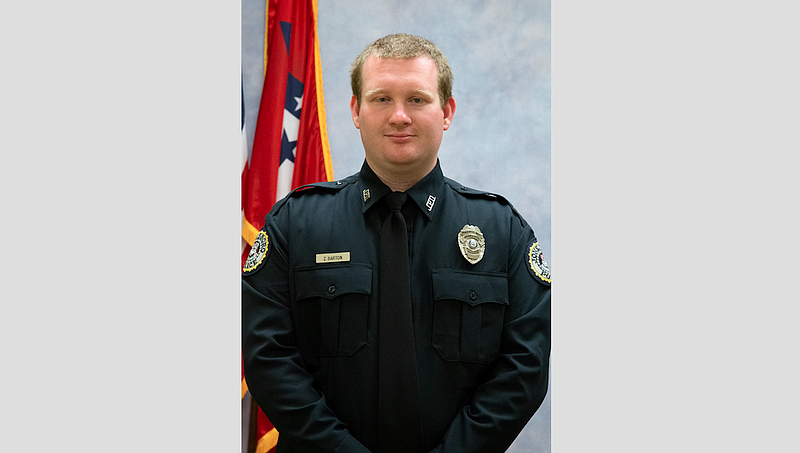 Jonesboro police officer Zachary Barton died following a crash Sunday in Lawrence County, according to authorities. 