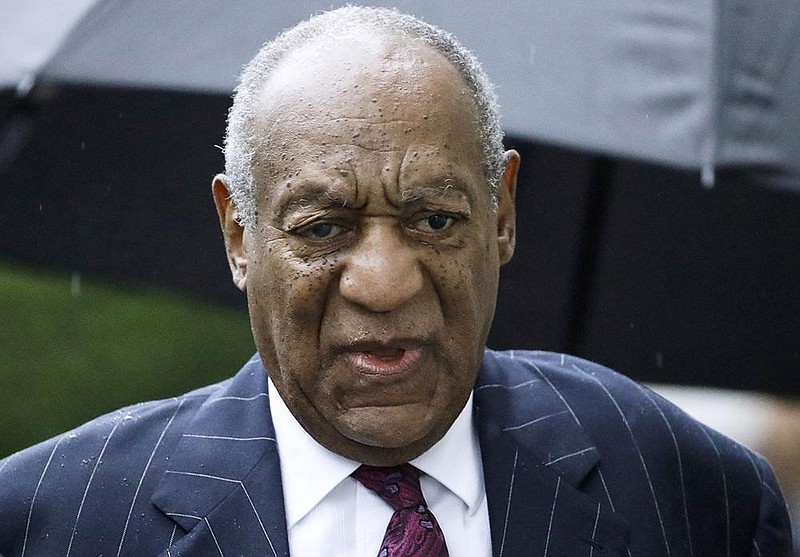 FILE - In this Sept. 25, 2018, file photo, Bill Cosby arrives for a sentencing hearing following his sexual assault conviction at the Montgomery County Courthouse in Norristown Pa. Cosby said in a phone interview Sunday, Nov. 24, 2019 with BlackPressUSA that he‚Äôs prepared to serve his 10-year maximum sentence for sexual assault rather than show remorse for a crime he says he didn‚Äôt commit.  (AP Photo/Matt Rourke, File)