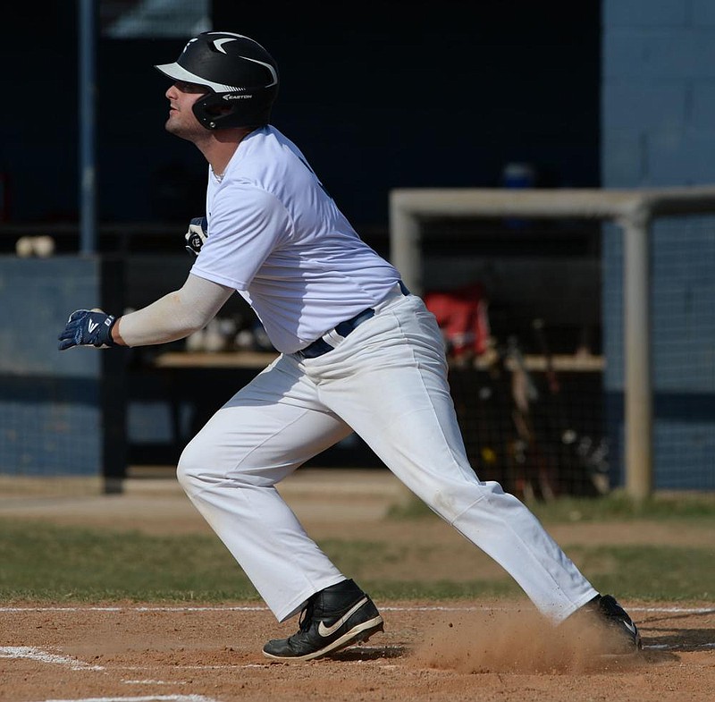 Bentonville graduate Tyler Johnson resurrected his baseball career by spending two years at Eastern Oklahoma State, a junior college in Wilburton, Okla., which has helped him land at Coastal Carolina next season.
(NWA Democrat-Gazette/Andy Shupe)