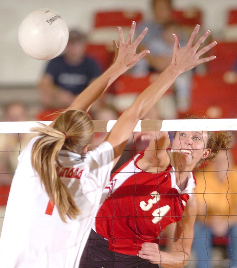 Jennifer Haaser Power (34) helped lead Fort Smith Southside to state championships in 1997-99 before going on to have four solid seasons at the University of Arkansas.
(NWA Democrat-Gazette/Andy Shupe)