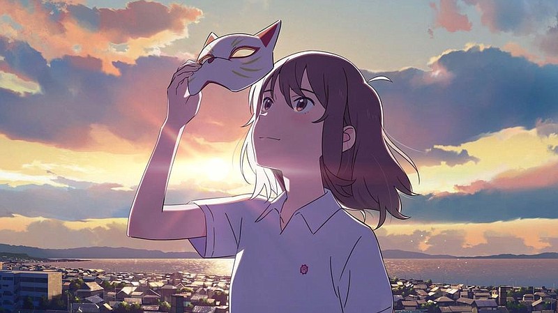 Miyo Sasaki tries to win the affection of her classmate Kento Hinode by transforming herself into an adorable kitty in the anime A Whisker Away, now playing on Netflix.