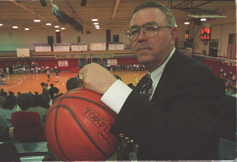 Former Little Rock Parkview boys basketball Coach Charles Ripley, who died Sunday at age 74, was known for guiding his players to success on and off the court during his 23 years with the Patriots, whom he built into a national power. (Arkansas Democrat Gazette file photo) 