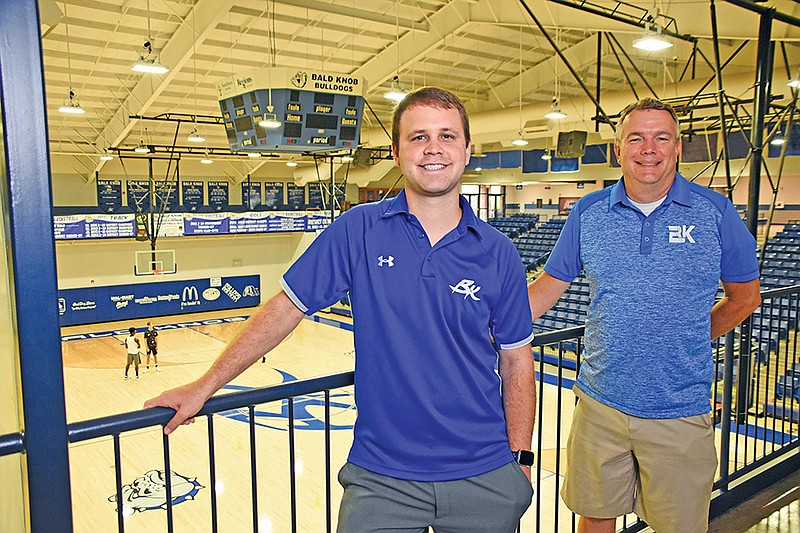 Madison Leach, left, and Kirk McDonald are the new head coaches for the boys and girls basketball teams, respectively, at Bald Knob High School. Leach has been an assistant basketball coach at Sheridan High School for the past five seasons, and McDonald has been an assistant for 12 years at Vilonia High School.