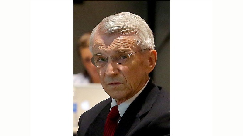 FILE - Little Rock Technology Park Authority Board member L. Dickson Flake during a 2014 meeting