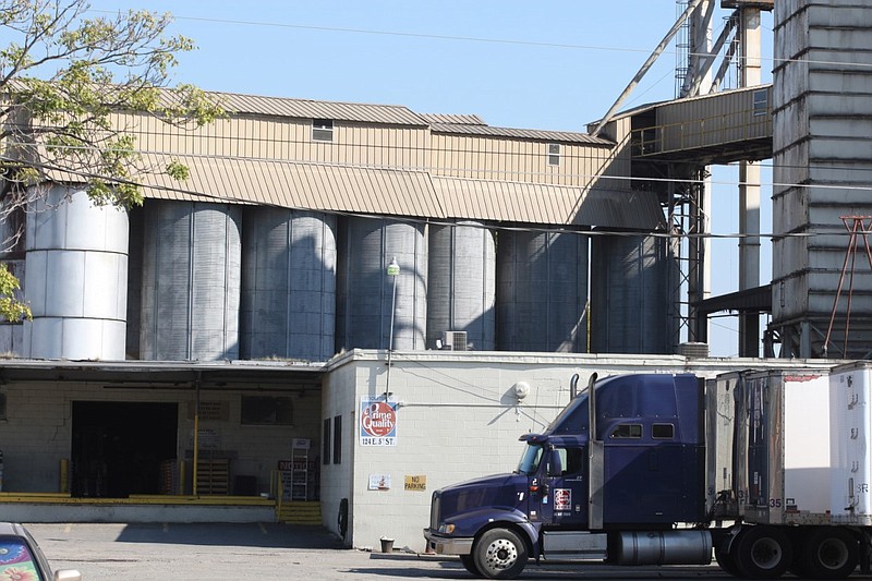 The former Mountaire Prime Quality Feeds plant at North Little Rock is shown in this October 2007 file photo.