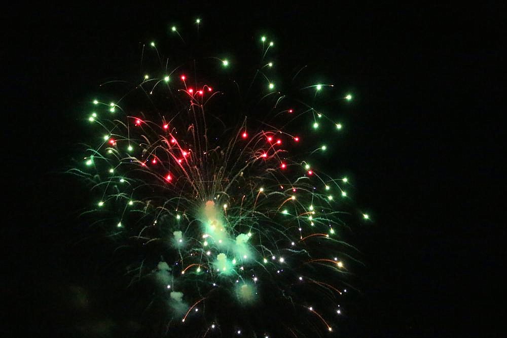 Fourth of July fireworks in El Dorado
