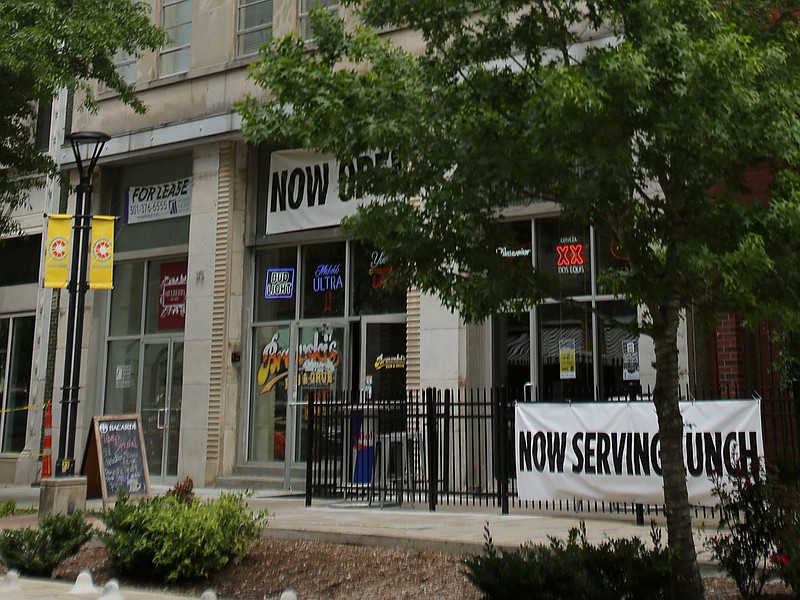 Brewski’s Pub and Grub restaurant at 315 Main St. in Little Rock. (Arkansas Democrat-Gazette / Thomas Metthe)
