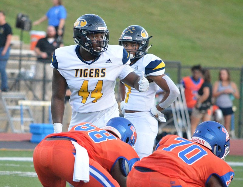 Defensive lineman Andy Boykin had 65 tackles, 9 tackles for loss, 5 sacks and 7 quarterback hurries as a high school senior last season, but Boykin said his first love as a child was basketball. (Photo courtesy of LaGrange Daily News) 
