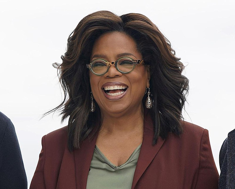 This March 25, 2019 file photo shows Oprah Winfrey during an event to announce new Apple products in Cupertino, Calif. 
(AP Photo/Tony Avelar, File)