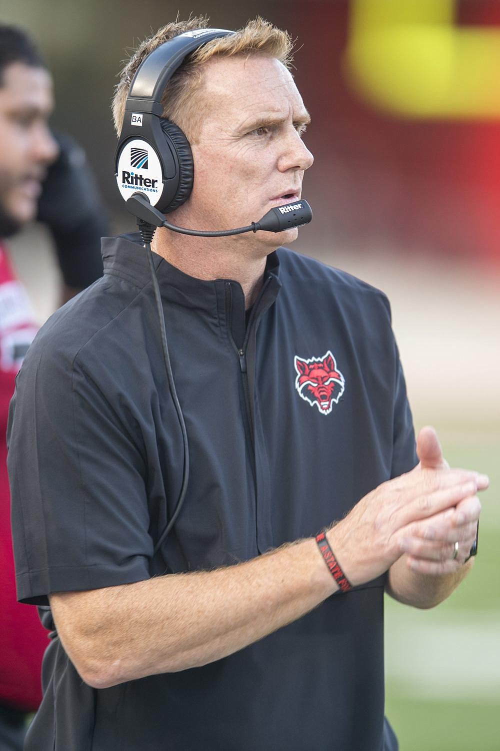 Coach Blake Anderson and the Arkansas State University football team were scheduled to play at Michigan on Sept. 19, but that won’t happen after Thursday’s announcement that the Big Ten will play conference games only for the 2020 season.
(Democrat-Gazette file photo)