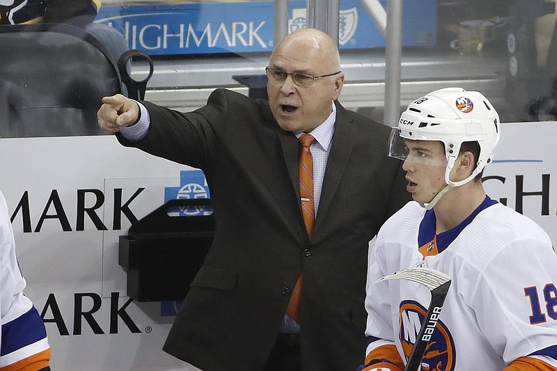 New York Islanders Coach Barry Trotz said he will know what type of shape his players are in after they start training camp for the Stanley Cup playoffs. (AP/Gene J. Puskar) 