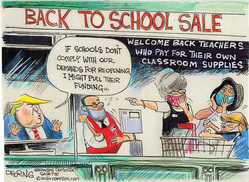 John Deering Cartoon Back To School