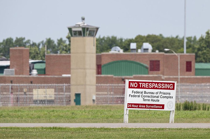 The Federal Correctional Complex in Terre Haute, Ind., is where the federal government carried out two executions this week. The second one was Thursday.
(AP/Michael Conroy)