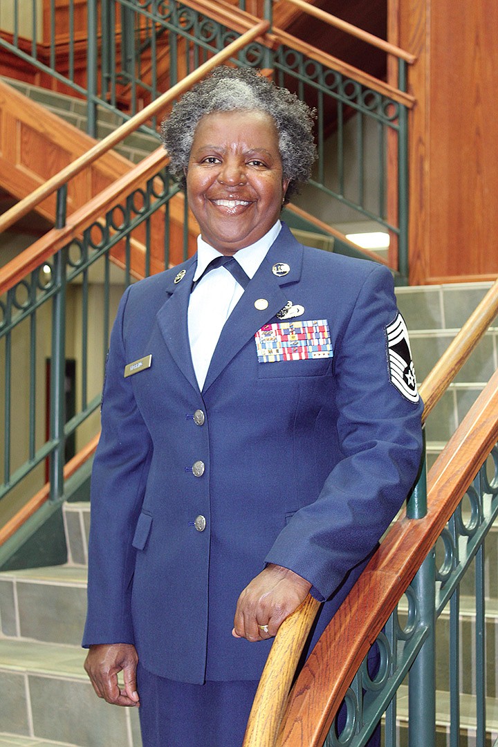Brenda Herring, superintendent of the 188th Medical Group for the Arkansas Air National Guard, retired as chief master sergeant in May. She works for the University of Central Arkansas as the assistant to the direcor of the School of Communication. 