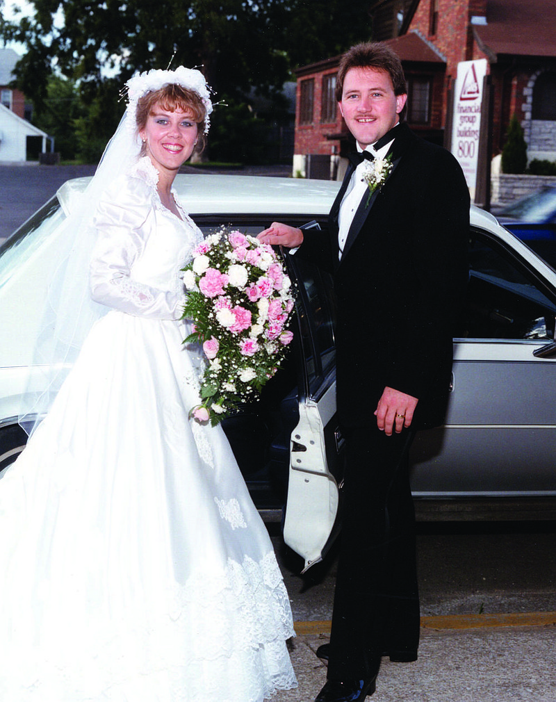 Lesley Peters and Tony Cooper were married on July 11, 1987. They met while they were studying radio/television at Arkansas State University at Jonesboro. She told him she didn’t date guys with beards, and he shaved it off. “She was the catalyst that got that done,” he says.
(Special to the Democrat-Gazette)