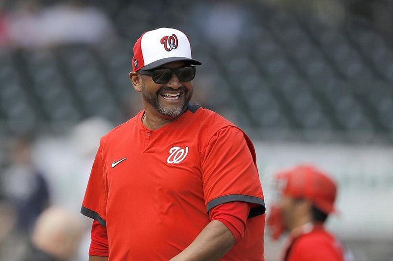 Washington Nationals Manager Dave Martinez joked that his team’s four-day layoff that starts today is like a “mini All-Star break.”
(AP/Julio Cortez) story.lead_photo.caption