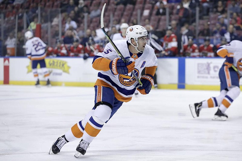 Cal Clutterbuck of the New York Islanders said that in addition to the NHL playoffs starting after being idle since March, things off the ice could be unusual with multiple teams sharing the same hotel.
(AP/Lynne Sladky)