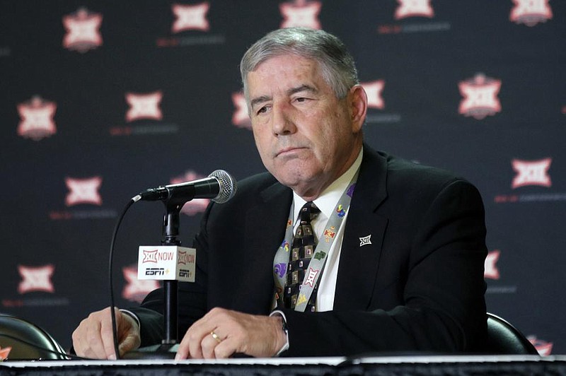 Commissioner Bob Bowlsby and the Big 12 Conference announced Wednesday that the conference would begin a round-robin football schedule Sept. 26 and intends to play its championship game Dec. 12.
(AP file photo)