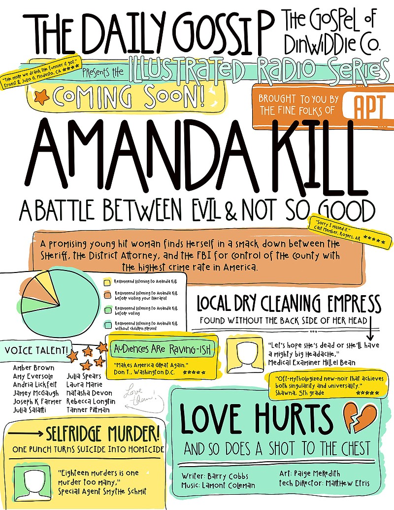 Promotional poster for Amanda Kill