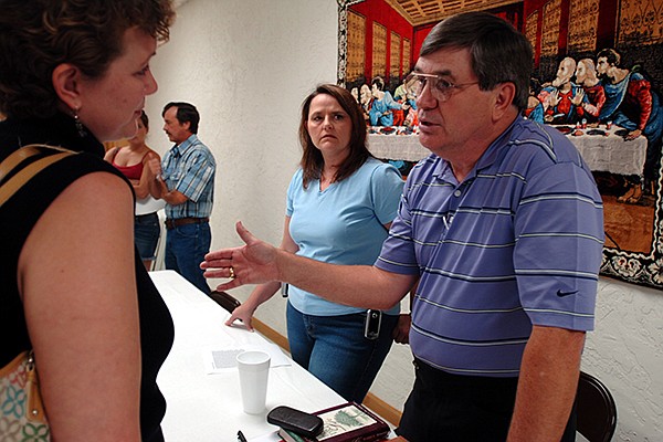 Ron Crawford is shown in 2006 at Paron Church of Christ in Paron. 