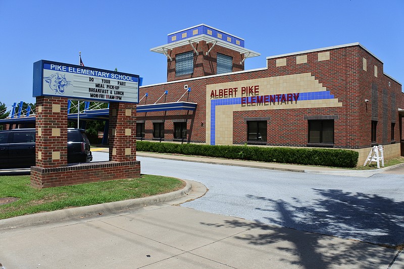 Albert Pike Elementary School as seen on Monday, Aug. 10, 2020.