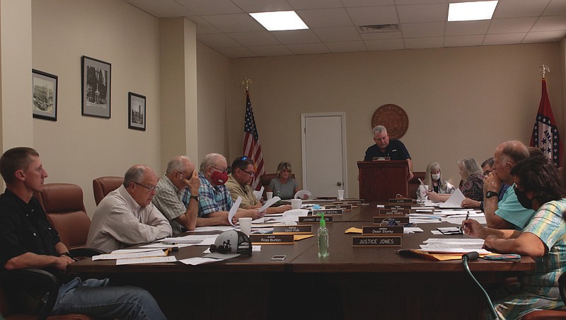 The Union County Quorum Court meets in August, 2020 in this News-Times file photo. (Caitlan Butler/News-Times)