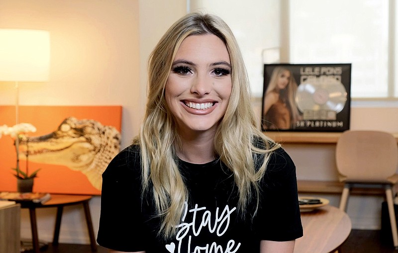 Lele Pons, who signed with Spotify to do her “Best Kept Secrets” podcasts, is shown in a May screen grab.

(Getty Images for SHEIN/TNS)