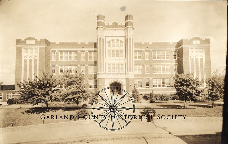 Hot Springs High School circa 1950. - Photo courtesy of the Garland County Historical Society