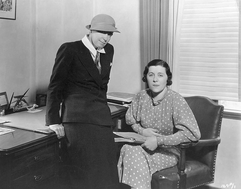 Dorothy Arzner (1897-1979, left) and Sonya Levien (1888-1960), the film director and screenwriter, respectively, were collaborating on the Fox film “The Captive Bride” in this 1930 photo. A former editor, Arzner gained fame as the only female director in Hollywood in the 1930s.
(Hulton Archive/Getty Images/TNS)