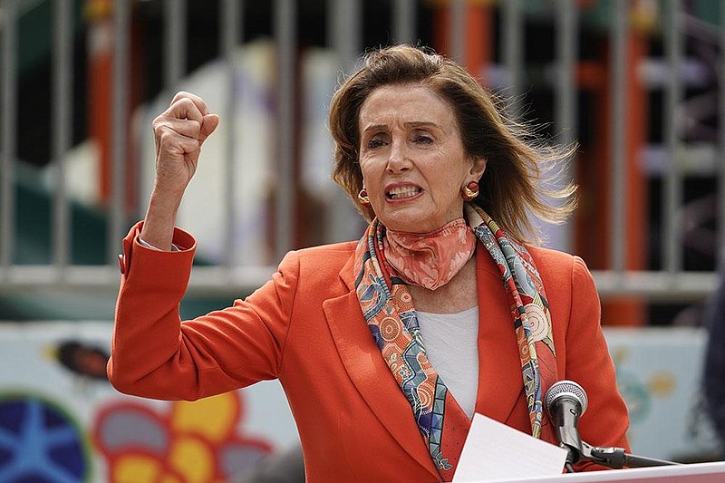 “I take responsibility for falling for a set-up,” House Speaker Nancy Pelosi said Wednesday at the Mission Education Center Elementary School in San Francisco in response to backlash over getting her hair done inside a salon.
(AP/Eric Risberg)
