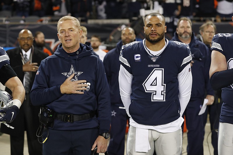 Cowboys players ponder kneeling during national anthem