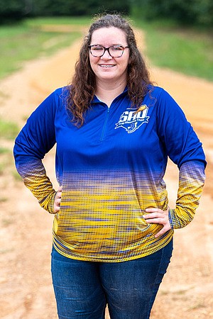 Southern Arkansas University’s Callie Newsom enjoyed plenty of success at the 2020 AIM Grand National Trap Shooting Championship August 2-4, in Linn Creek, MO. story.lead_photo.caption