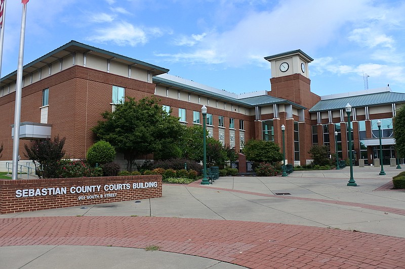 The Sebastian County Courts Building at 901 South B St. in Fort Smith is shown in this file photo.