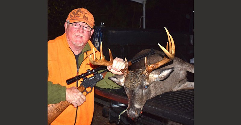 Most deer are killed during the modern gun deer season at less than 100 yards. Mild power cartridges like the 30-30 in a handy lever-action rifle are ideal for hunting whitetails in Arkansas forests.
(Arkansas Democrat-Gazette/Bryan Hendricks)