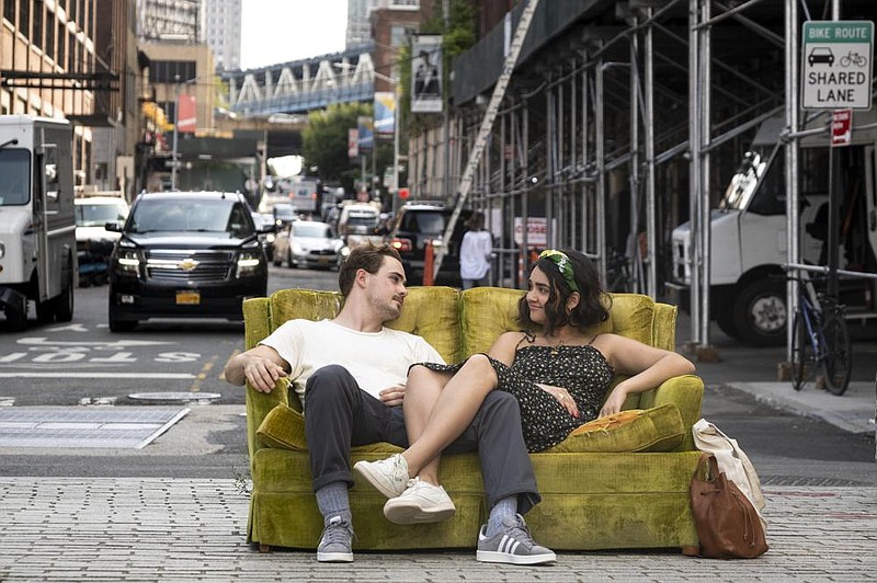 Aspiring hotelier Nick (Dacre Montgomery) connects with unlucky-in-love Lucy (Geraldine Viswanathan) in Natalie Krinsky’s romantic comedy “The Broken Hearts Gallery.”