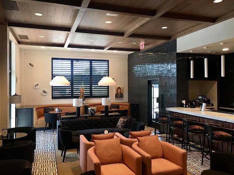 The Haywood Hotel officially opened this week. The Tapestry by Hilton 70-room hotel in downtown El Dorado boasts guest amenities like a pool and spa, views of the historic downtown area and Murphy Arts District and a full bar and food service. (Marvin Richards/News-Times)