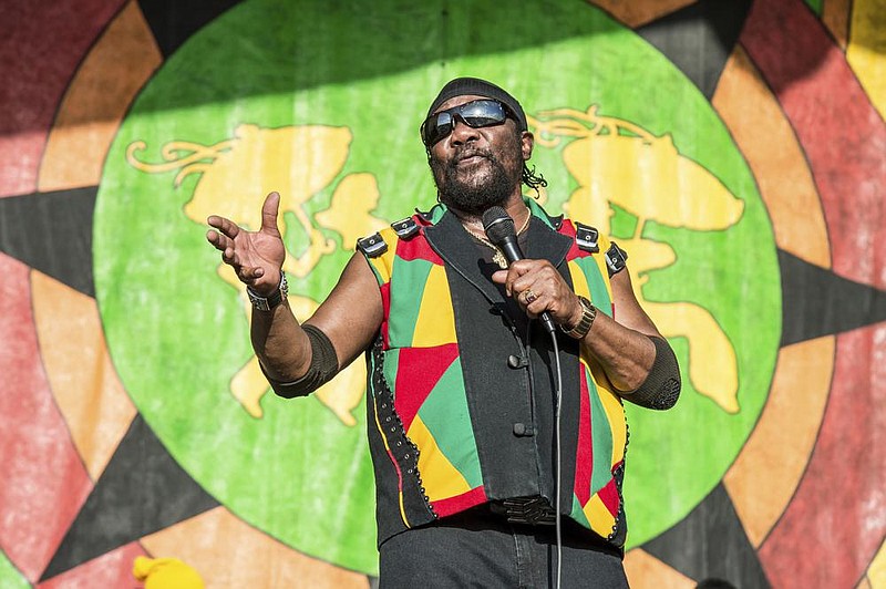 Toots Hibbert of Toots and the Maytals performs at the New Orleans Jazz and Heritage Festival in May 2018.
(AP/Invision/Amy Harris)